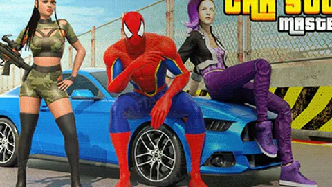 Superhero Stunt Car